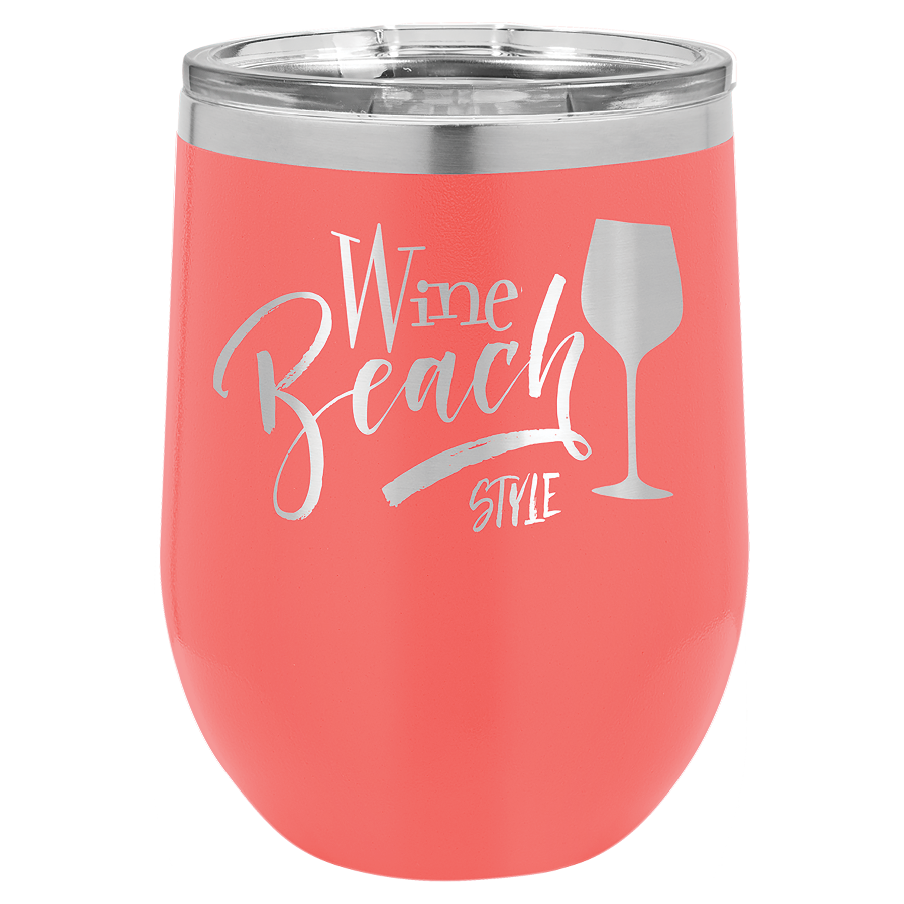 Personalized 12 oz Stemless Wine Tumbler