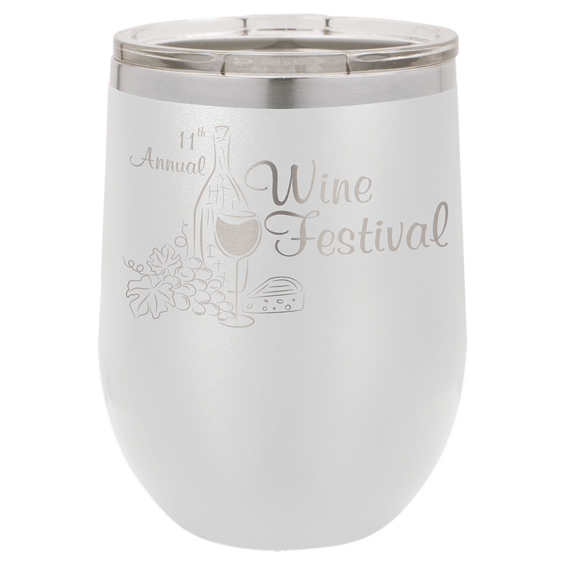 Personalized 12 oz Stemless Wine Tumbler