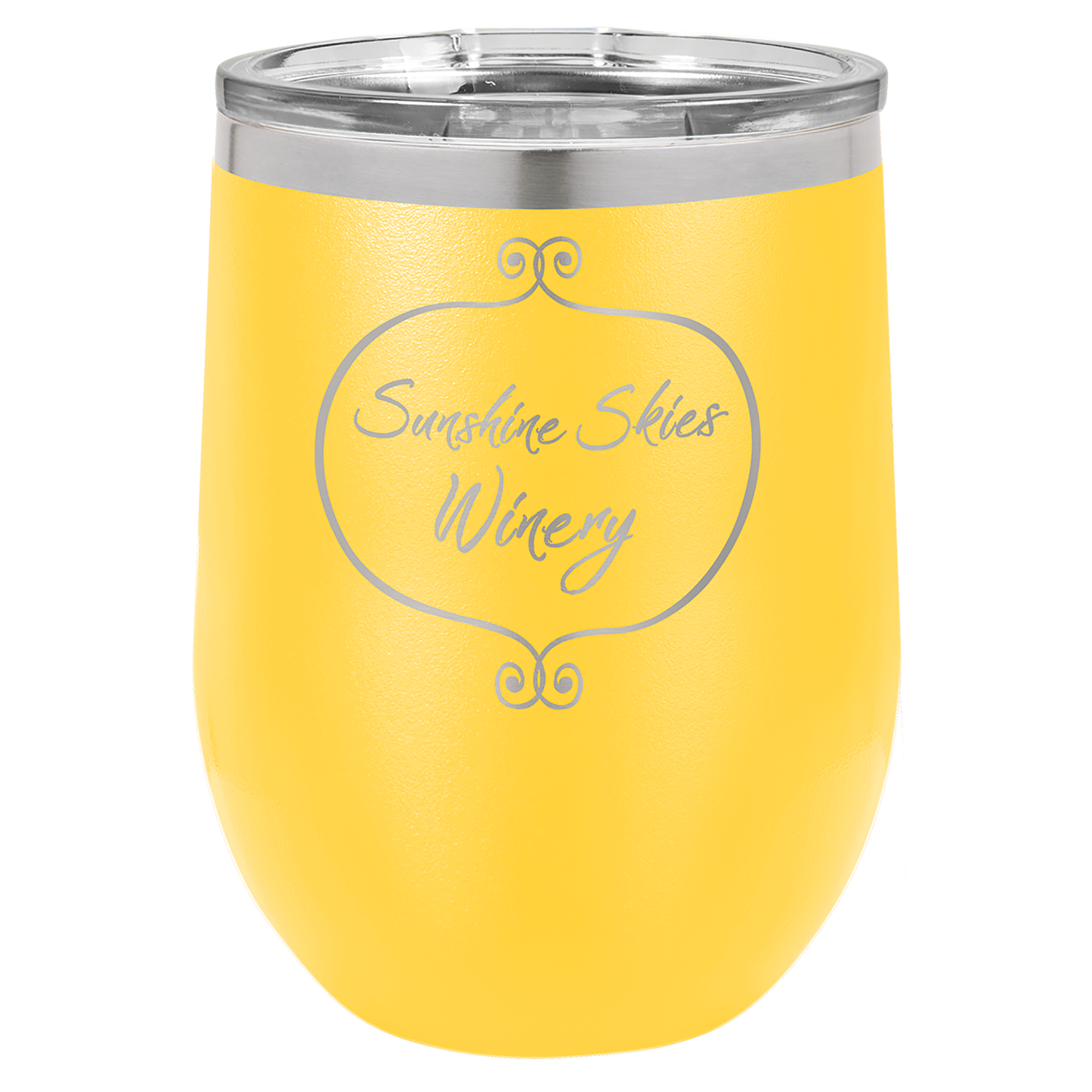 Personalized 12 oz Stemless Wine Tumbler